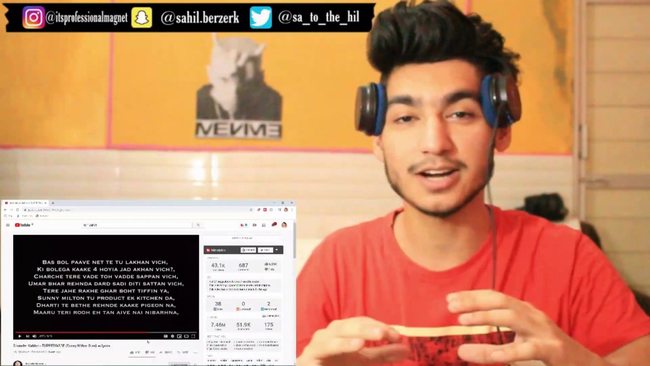 Sikander Kahlon - TUPPERWARE (Sunny Milton Diss) | REACTION | PROFESSIONAL MAGNET |
