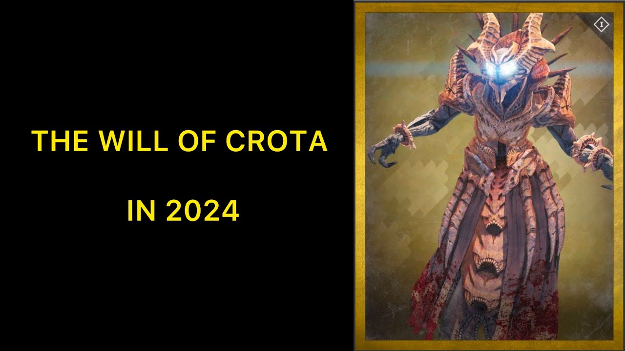 DESTINY 1 DARK BELOW IN 2024 | THE WILL OF CROTA STRIKE