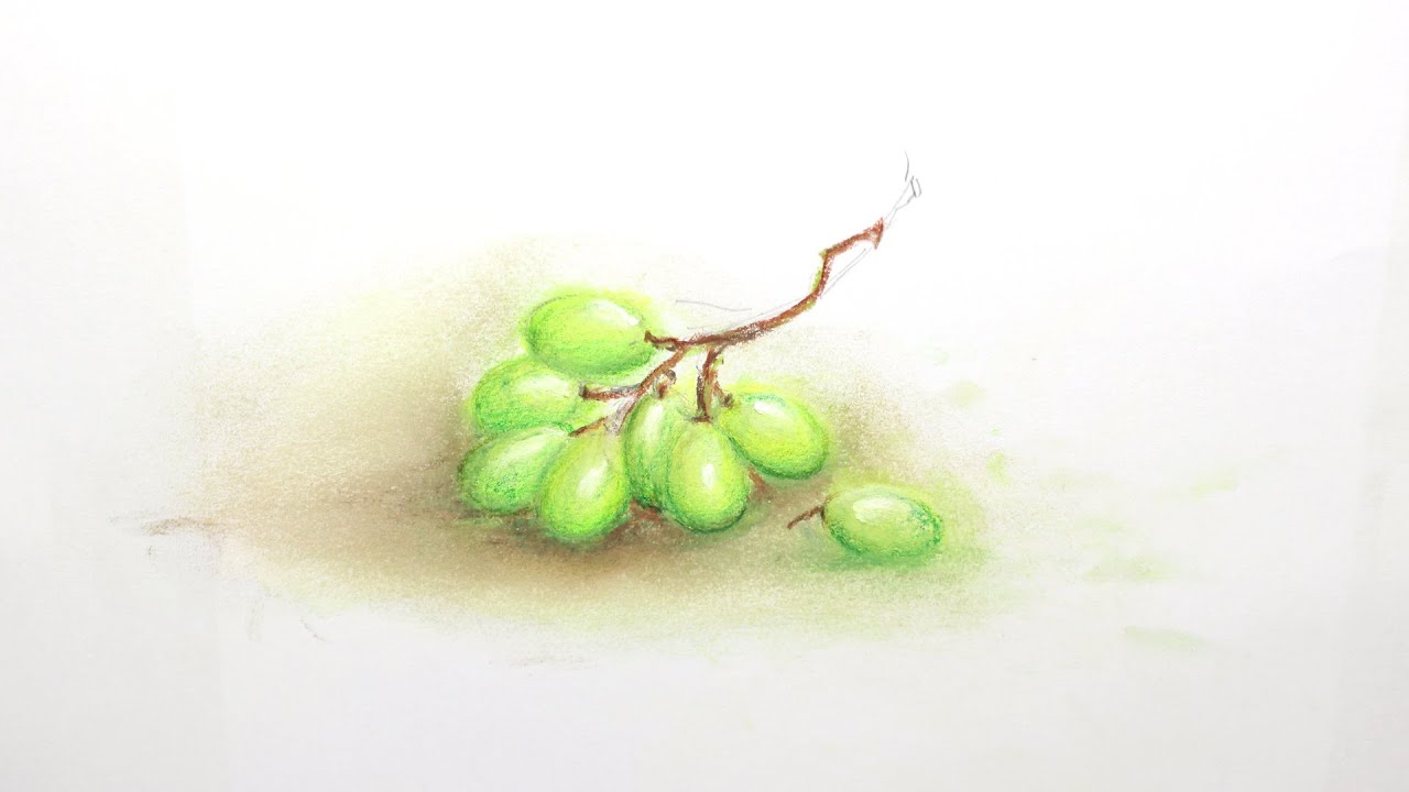 Grape - Soft Pastels Colors Drawing