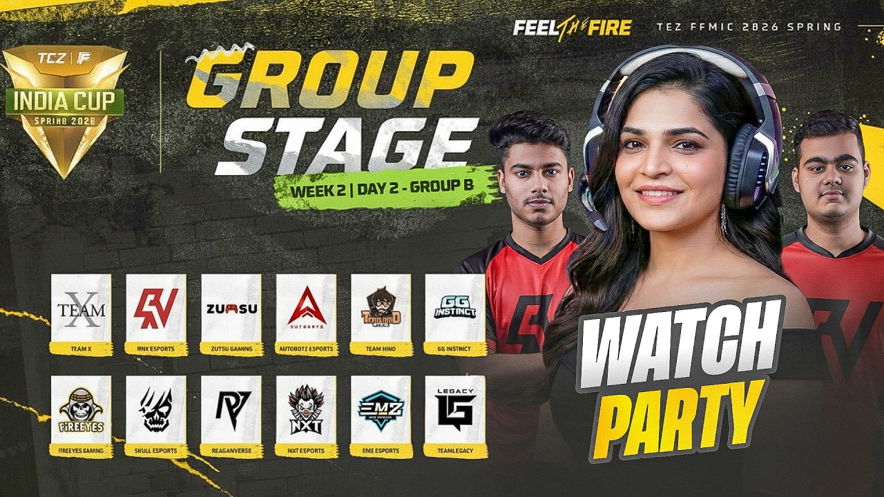 🔴 [WATCH PARTY] TEZ FFMIC 2026 Spring | Group Stage - Week 2 | Day 2 | Group B
