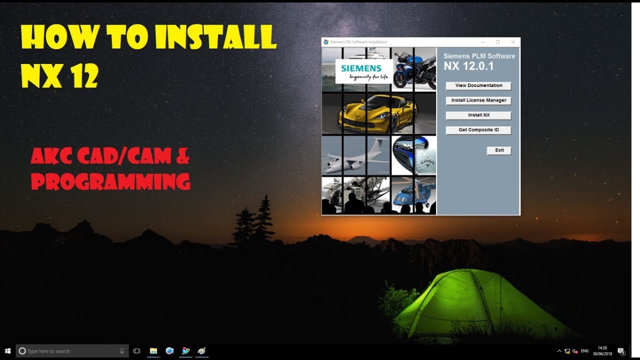HOW TO INSTALL SIEMENS NX 12 IN HINDI|| NX 12 INSTALLATION| REWISED with synching audio
