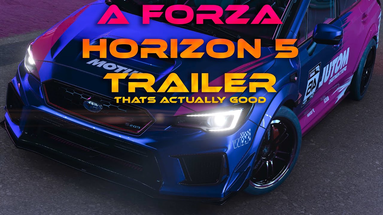 FH5 Professional Grade Trailer // Custom Camera Shots, Ray Tracing, and Dubbed Engine Sounds // 2WEI
