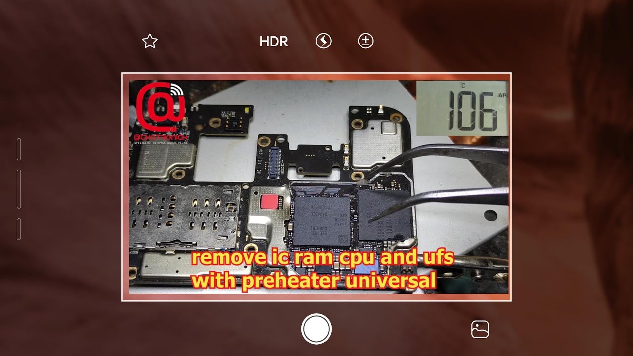 remove all ic bga with preheater  melihat titik leleh timah medium temp