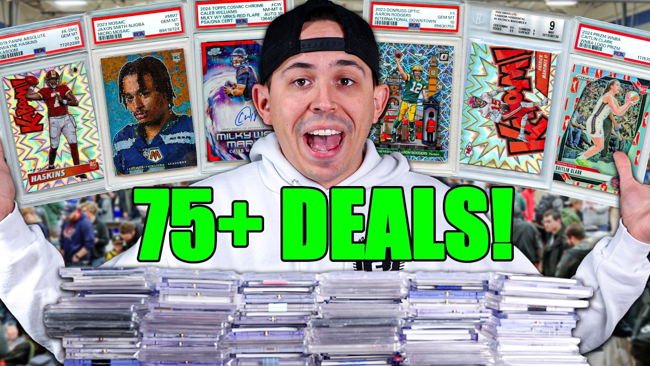 I Hosted My BIGGEST CARD SHOW EVER And Made 75+ DEALS! 🤯