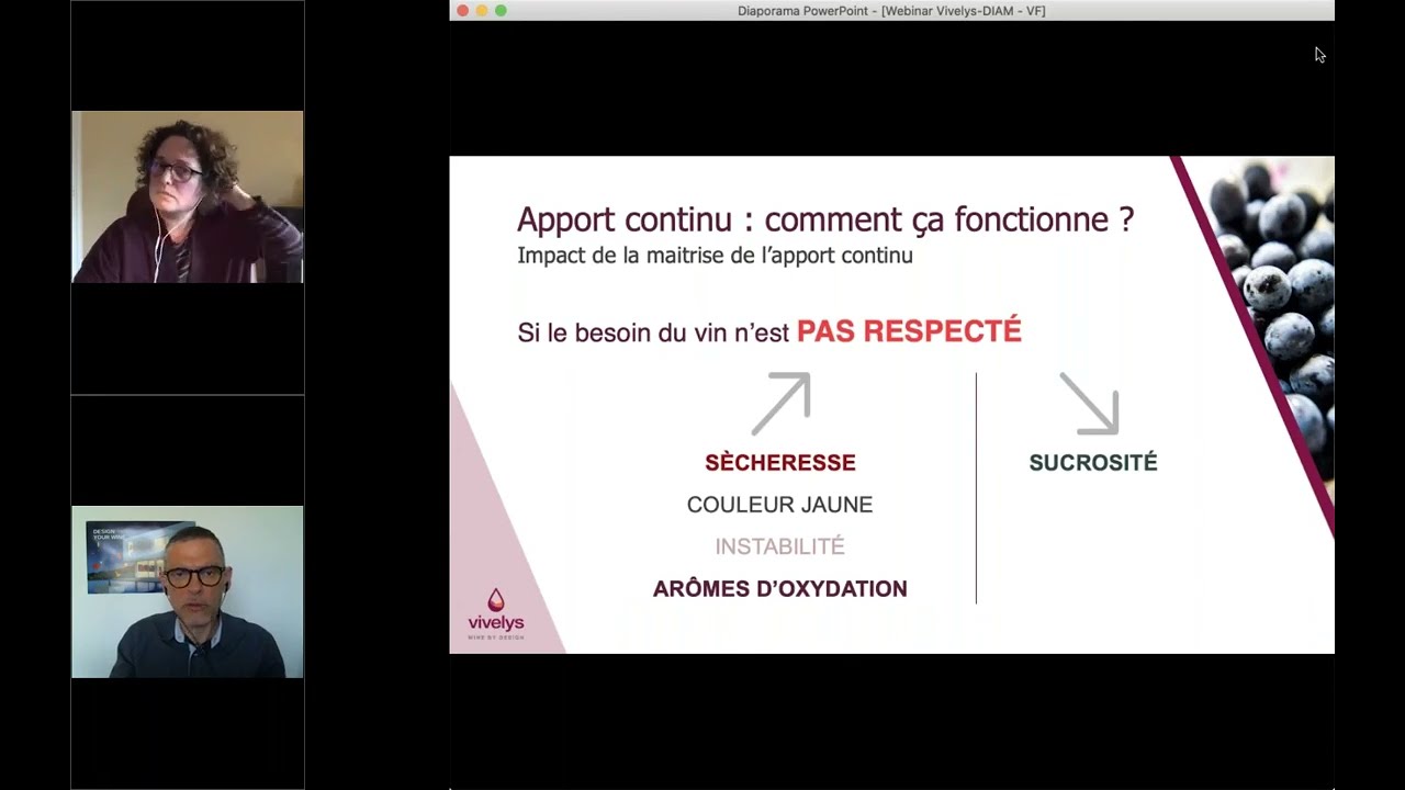 De la vinification au vieillissement des vins en bouteille : impact d'un apport d'oxygène[WEBINAIRE]