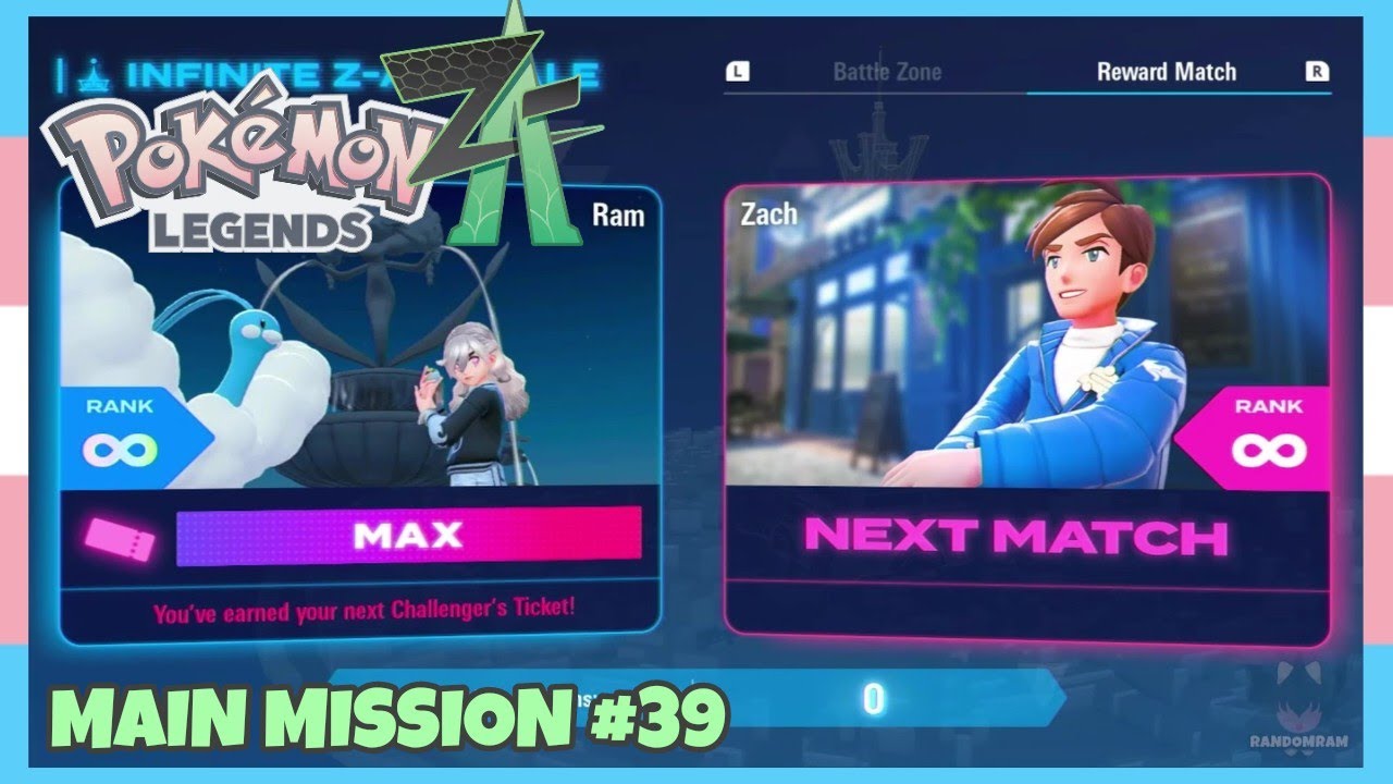 Main Mission #39 - The Infinite Z-A Royale *Where To Get Friend Ball* In Pokemon Legends ZA