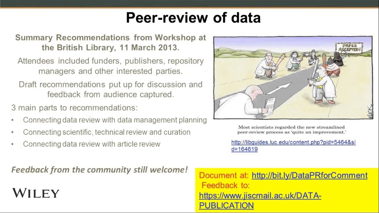 Data Journals: Wiley Publishers