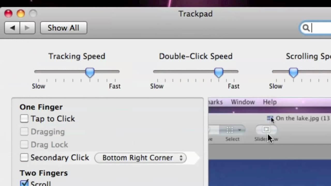 How to enable tap to click