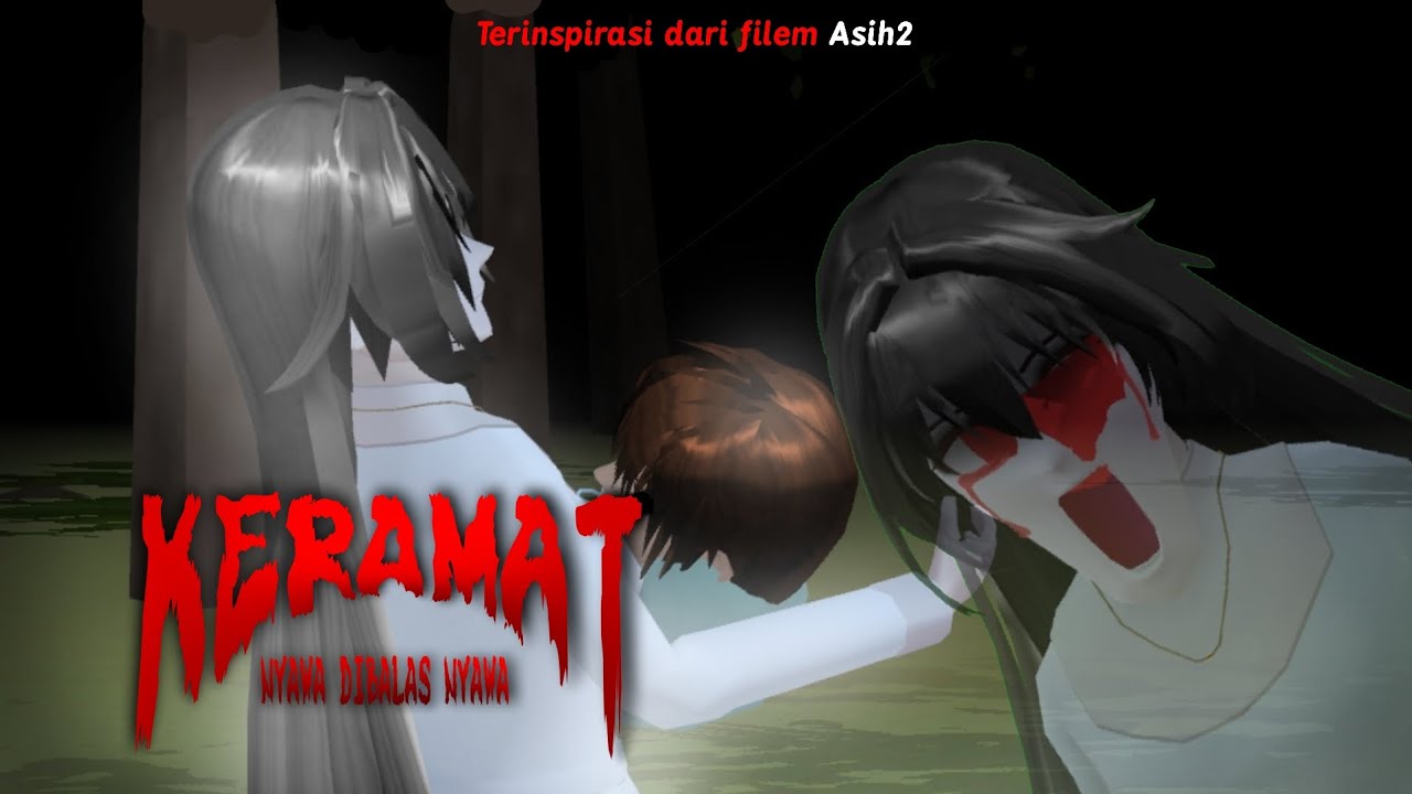 KERAMAT NYAWA DIBALAS NYAWA FULL MOVIE || DRAMA SAKURA SCHOOL SIMULATOR