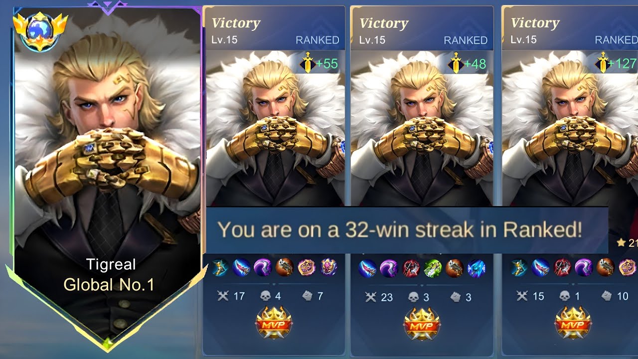 TIGREAL DAMAGE BEST HERO FOR SOLO RANKED GAME 2024!! ( totally insane!! ) - Mobile Legends