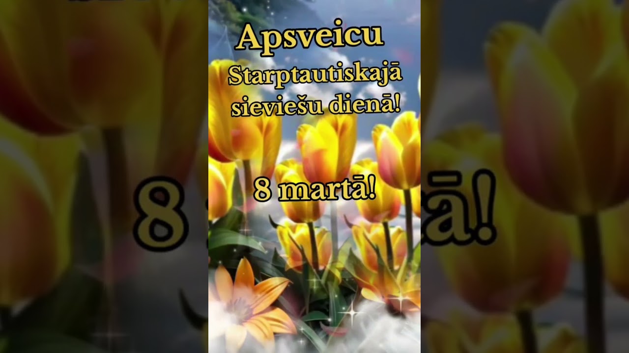 8 marta apsveikums 