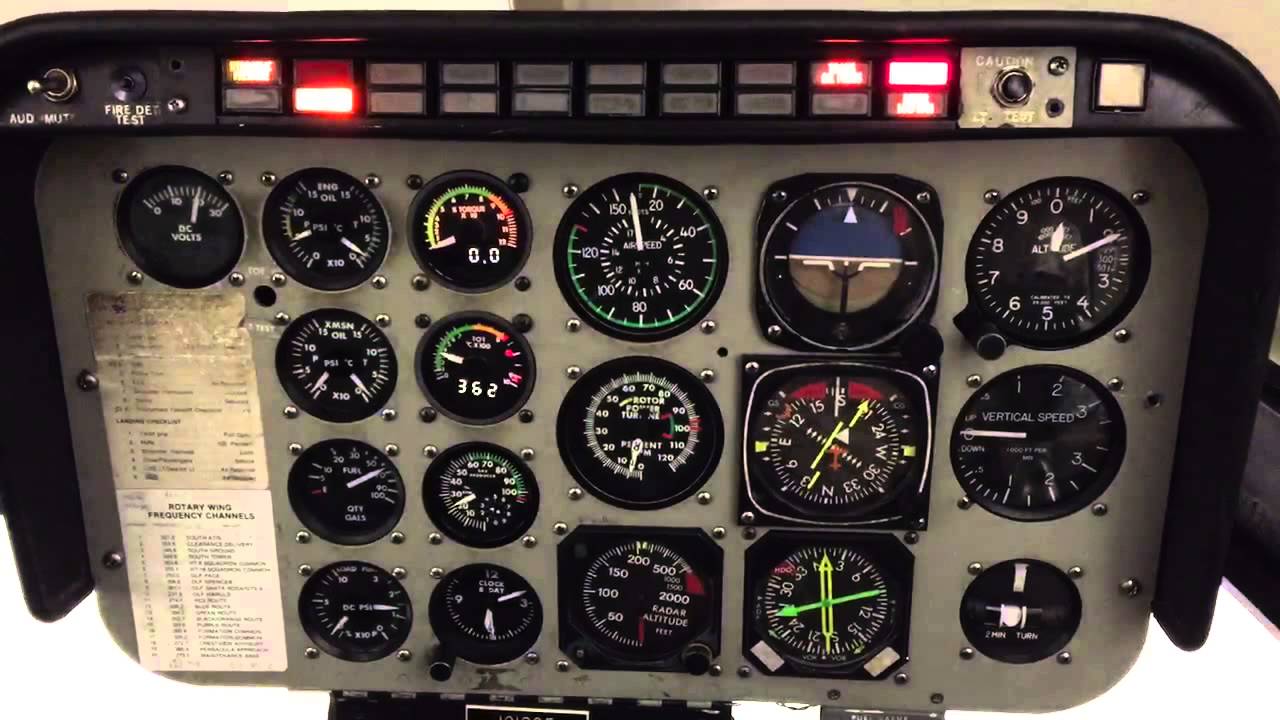 TH-57 Cockpit trainer (CPT) -- Hung start