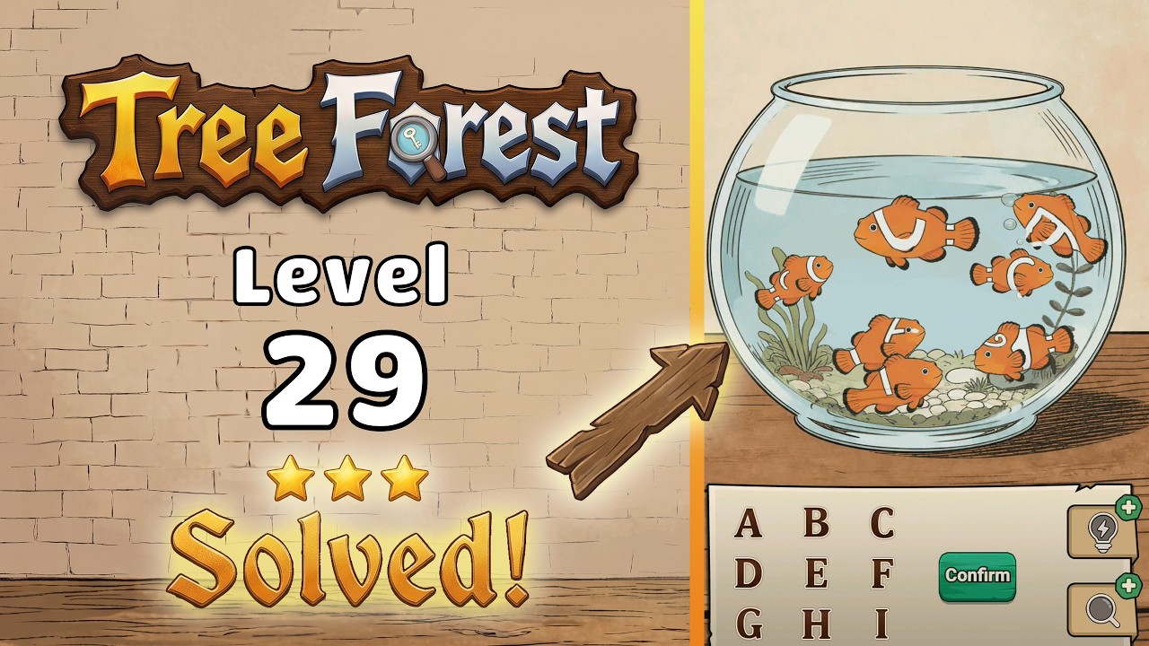 Tree Forest: Detective Words - Level 29 Walkthrough 🧩 | Full Solution & Gameplay! 🌲✨