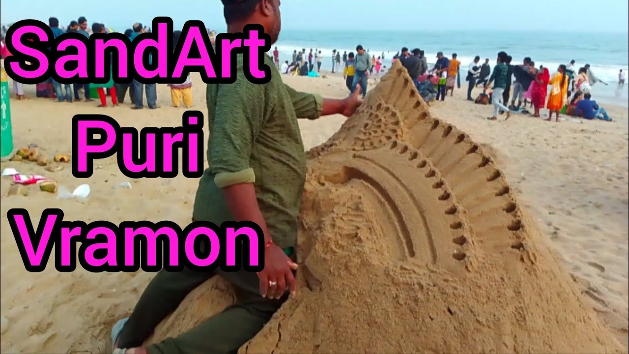 Sand Art Puri Vramon Part1,31st Decmber 2025#travel #travelling #travelvlog #travelblog 
