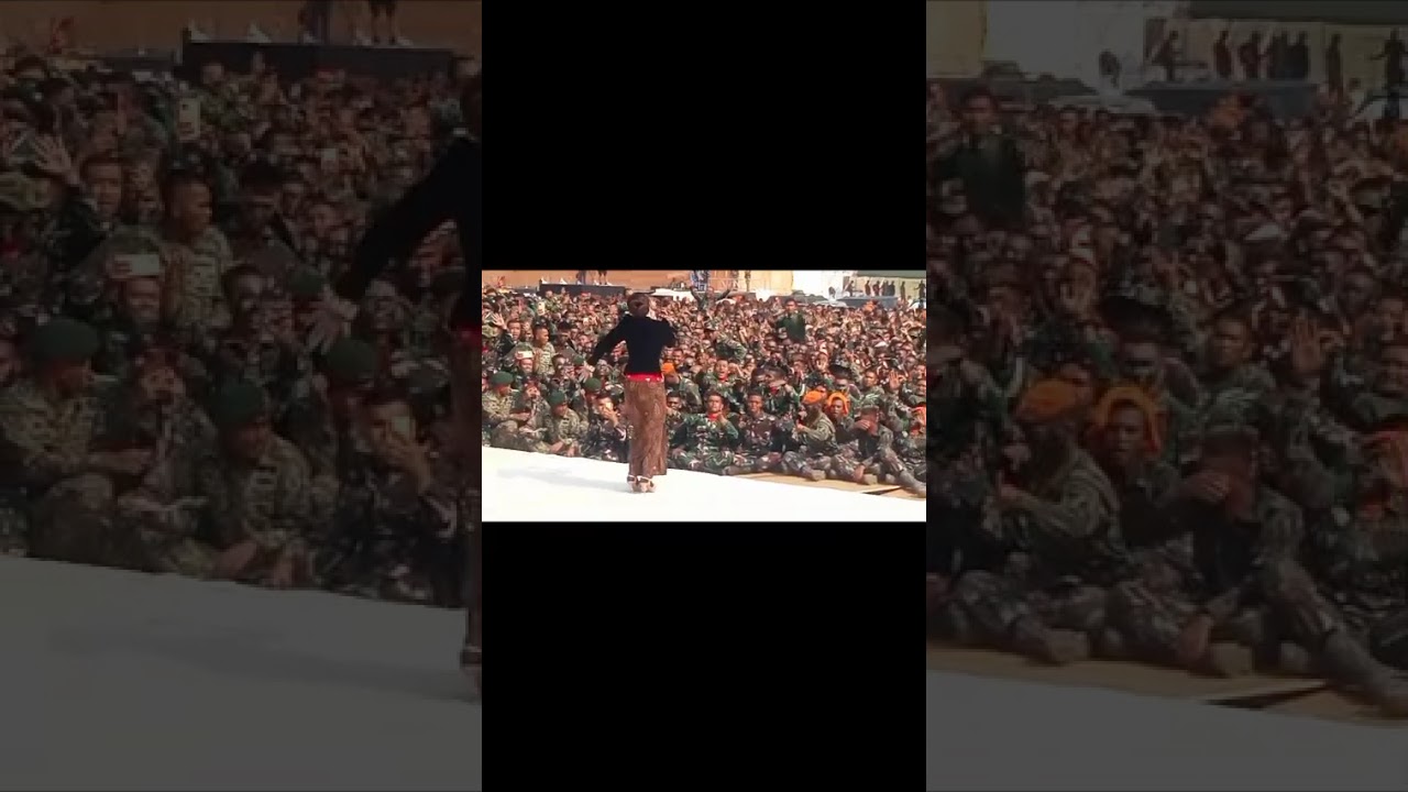 Dewi persik perfome at event soldiers military #perfomence #ditaridwan #yutubvideo 