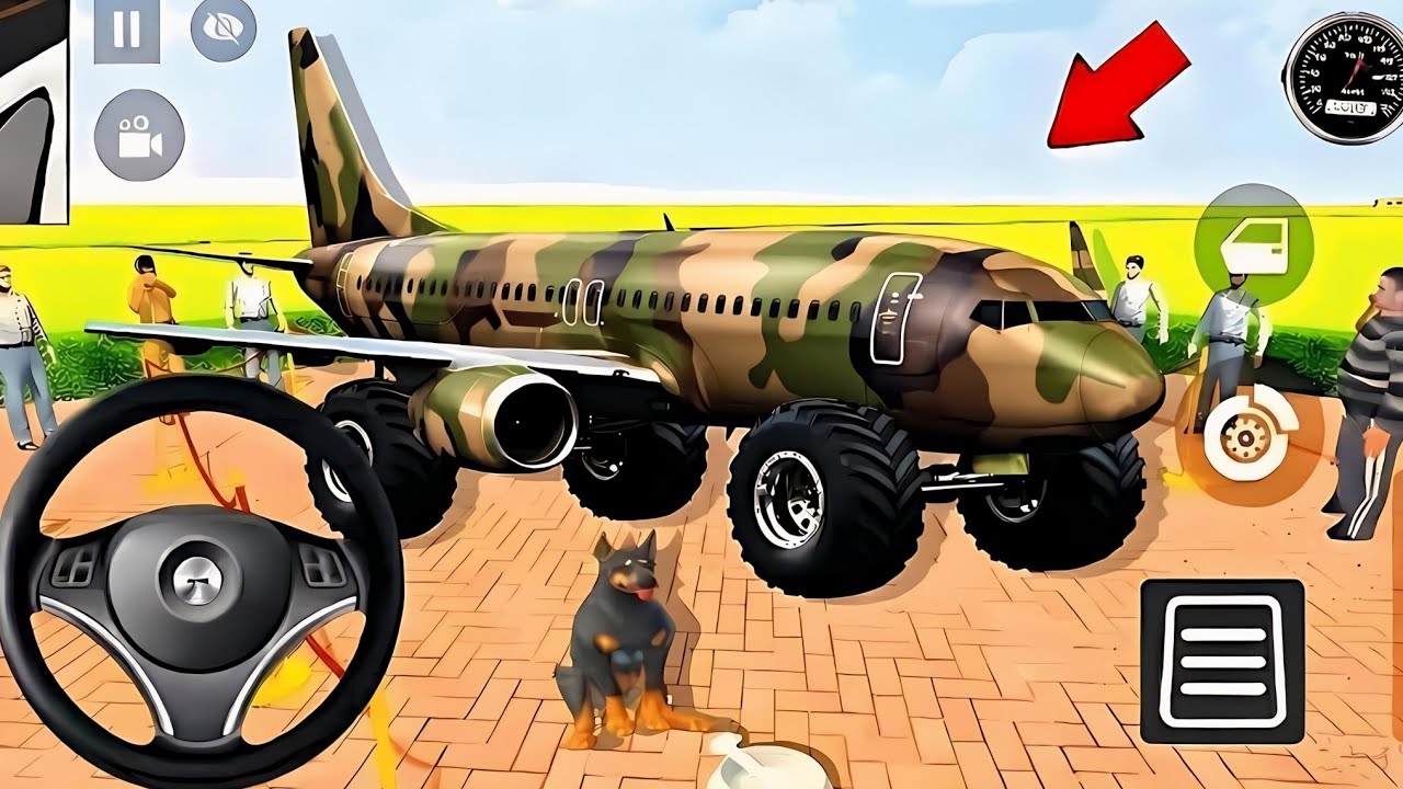 🕷️Army Wheels Wala Aroplane& Yellow Spiderman 3D Game🤩Indian Thift Auto🤑Purchase Lot's of Spiderman