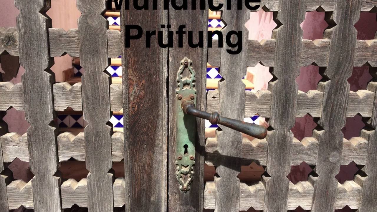 Mündliche Prüfung Abi Deutsch