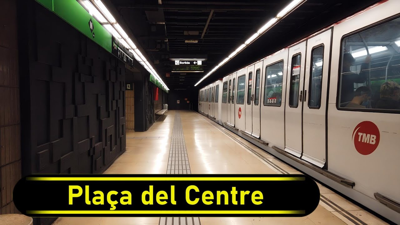 Metro Station Plaça del Centre - Barcelona 🇪🇸 - Walkthrough 🚶