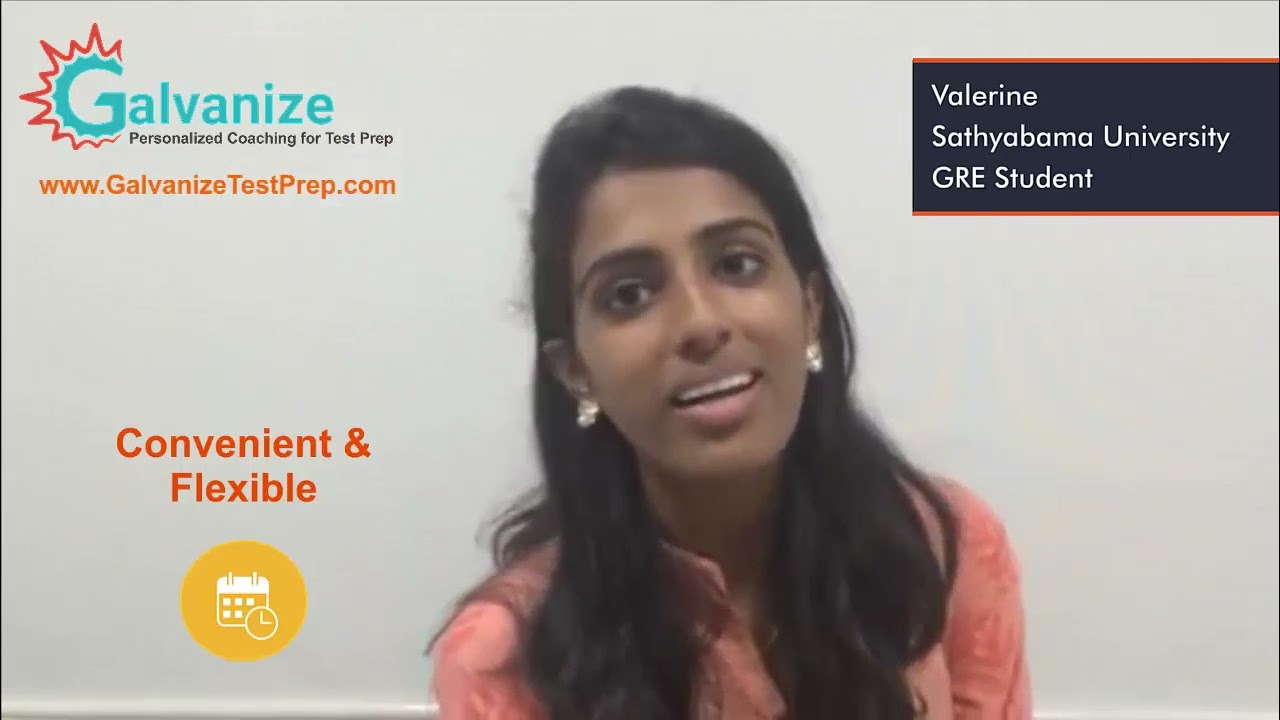 Galvanize GRE Test Prep | Valerine | Student Review
