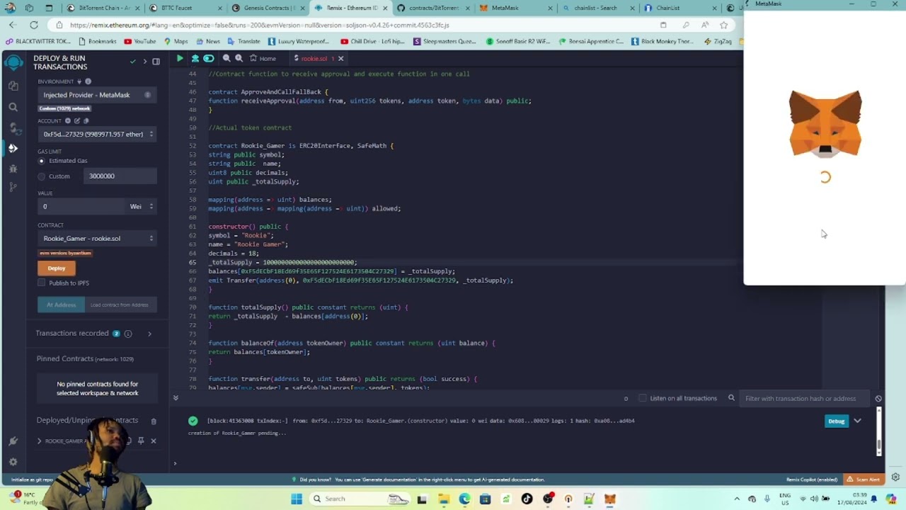 How to create a Smart Contract on Bittorrent Chain
