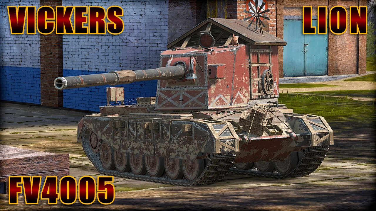 VICKERS ● FV4005 ● LION ● KANONENJG.PZ. | World of Tanks Blitz Replays