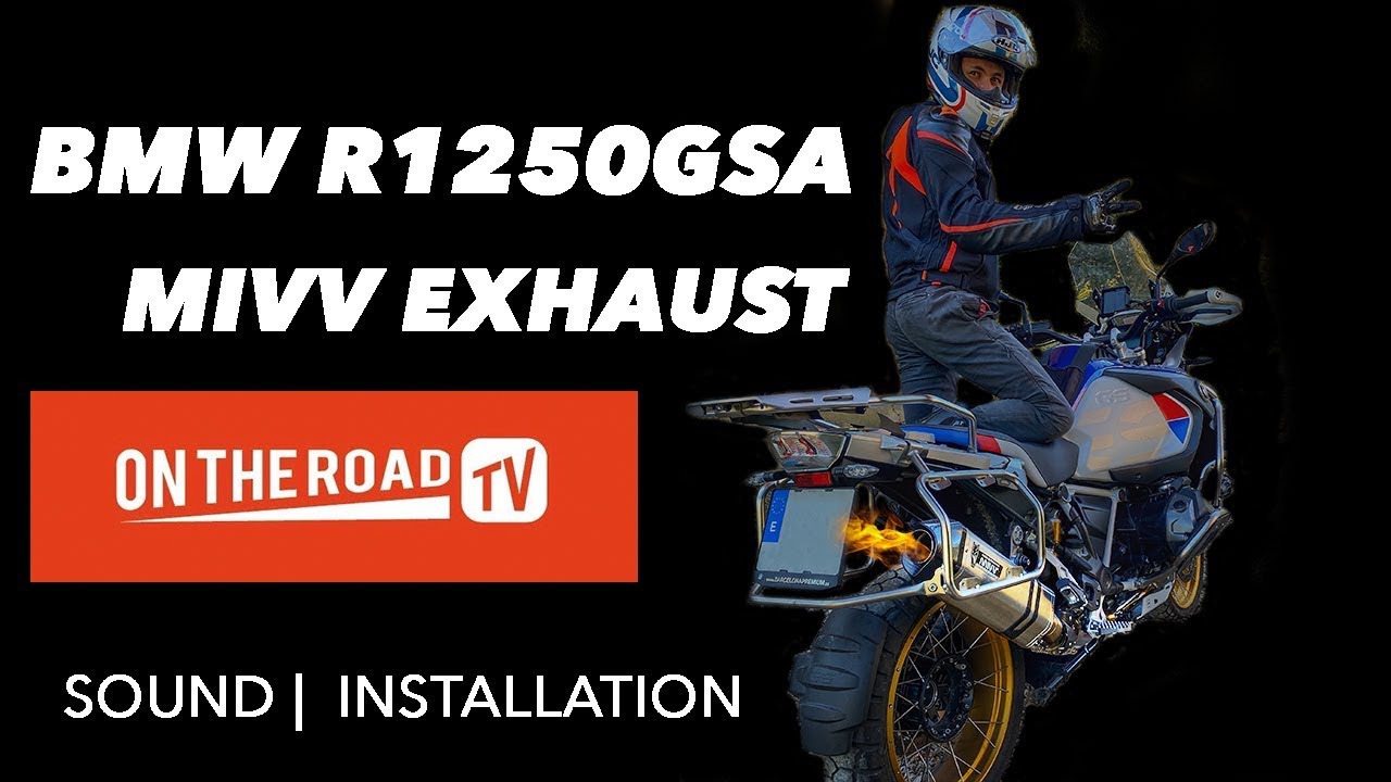 EXHAUST BMW R1250 GSA MIVV  |SOUND & INSTALLATION|
