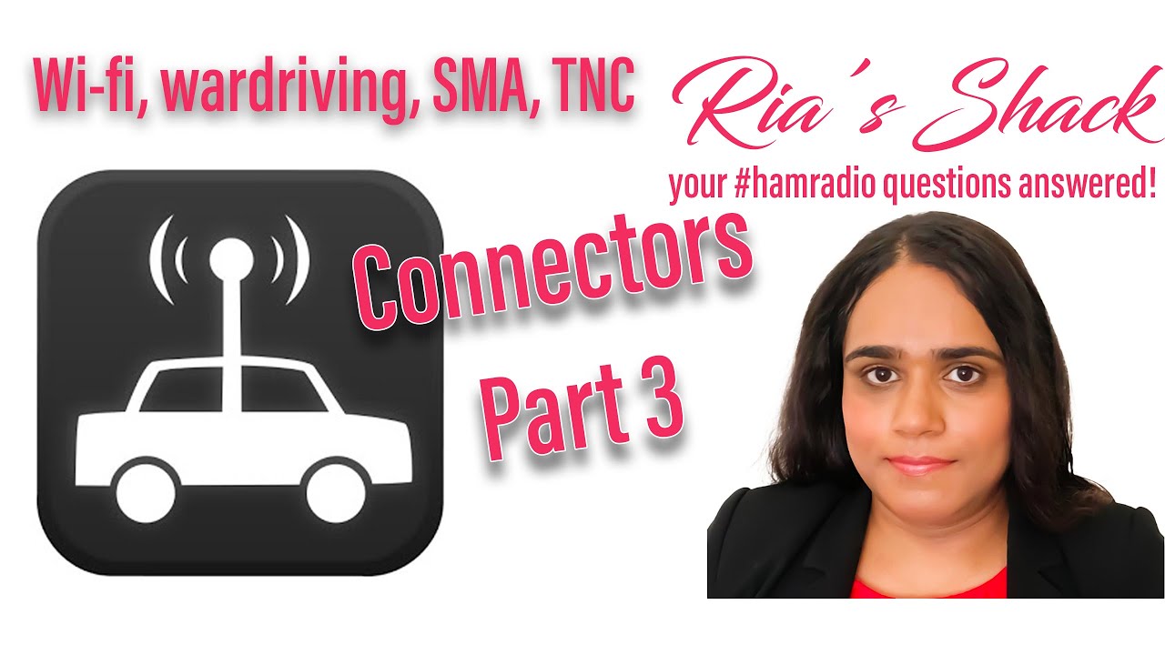 Ham radio coaxial connectors - RG58, SMA, TNC, F #hamradio