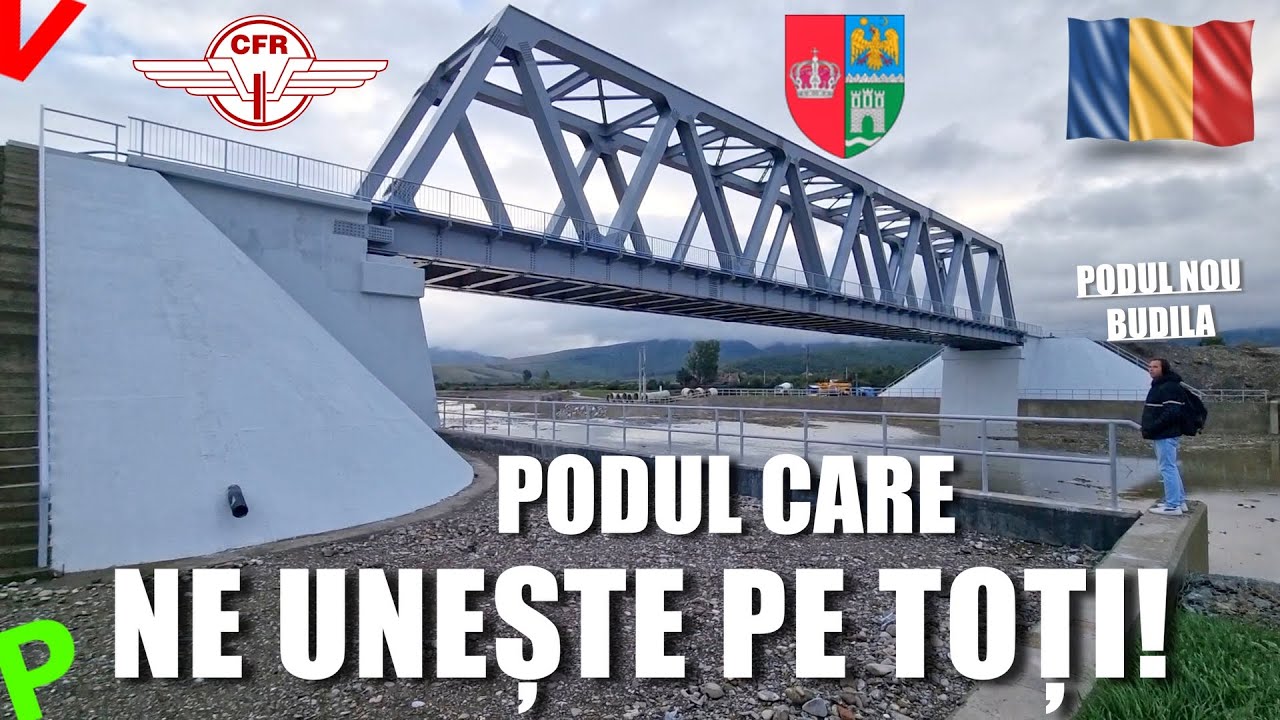 Podul CF Budila | Cum a renascut un nou pod in locul celui prabusit in 2018