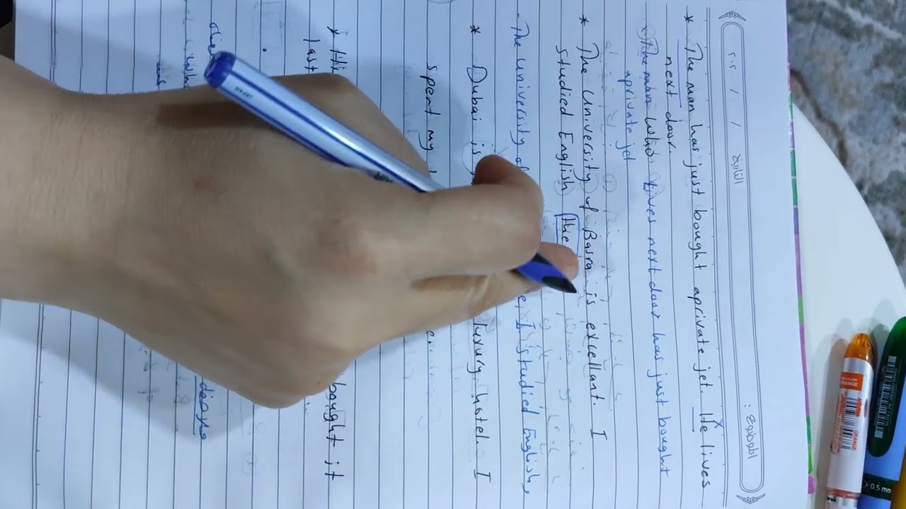 شرح موضوع ال Relative clauses البارت الثالث 