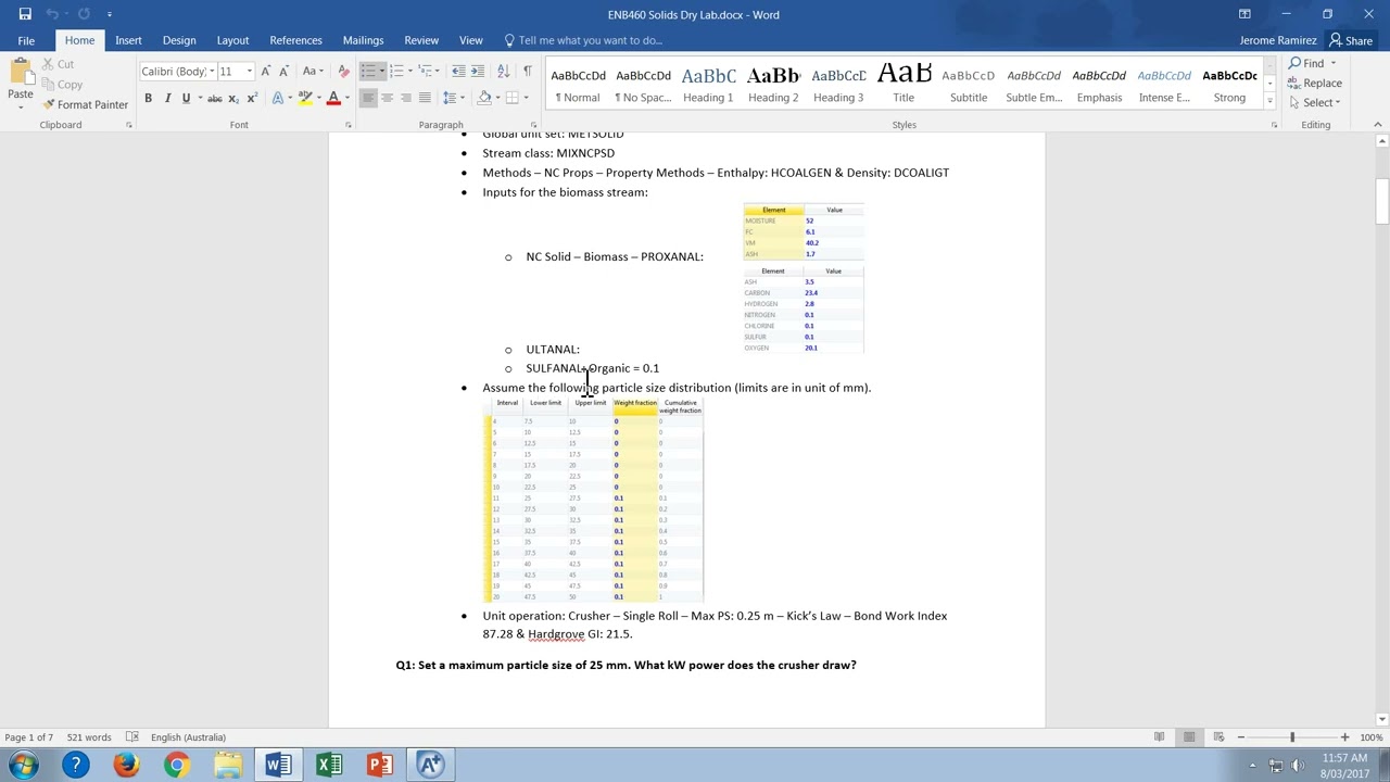 Aspen Plus Tutorial 3 - Solids