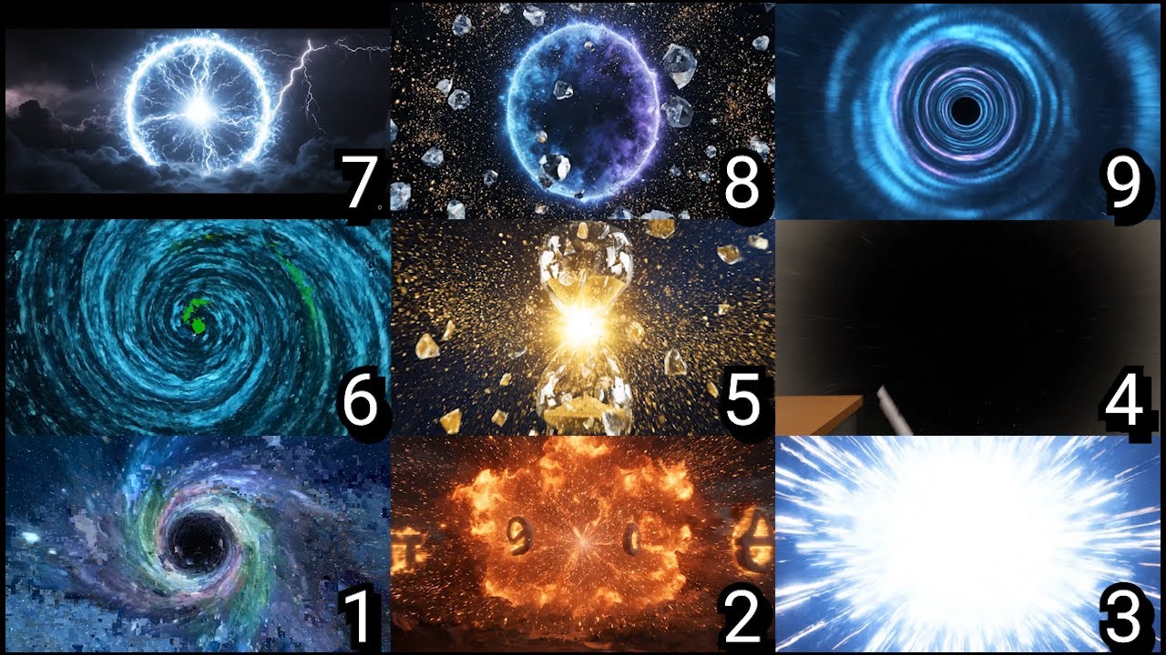 Time Travel Portal Pack (1) Green Screen with Sound Effects, No Watermark & No Copyright
