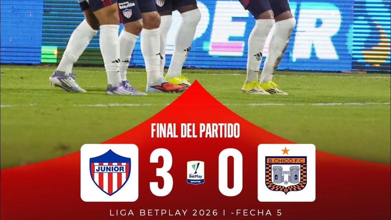 Junior de Barranquilla 3 vs Boyacá Chico 0 - Junior tiene hambre de Bicampeon.