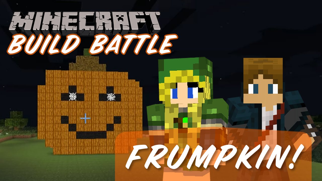 PUMPKIN BUILD BATTLE! | Minecraft | Strawburry17Plays
