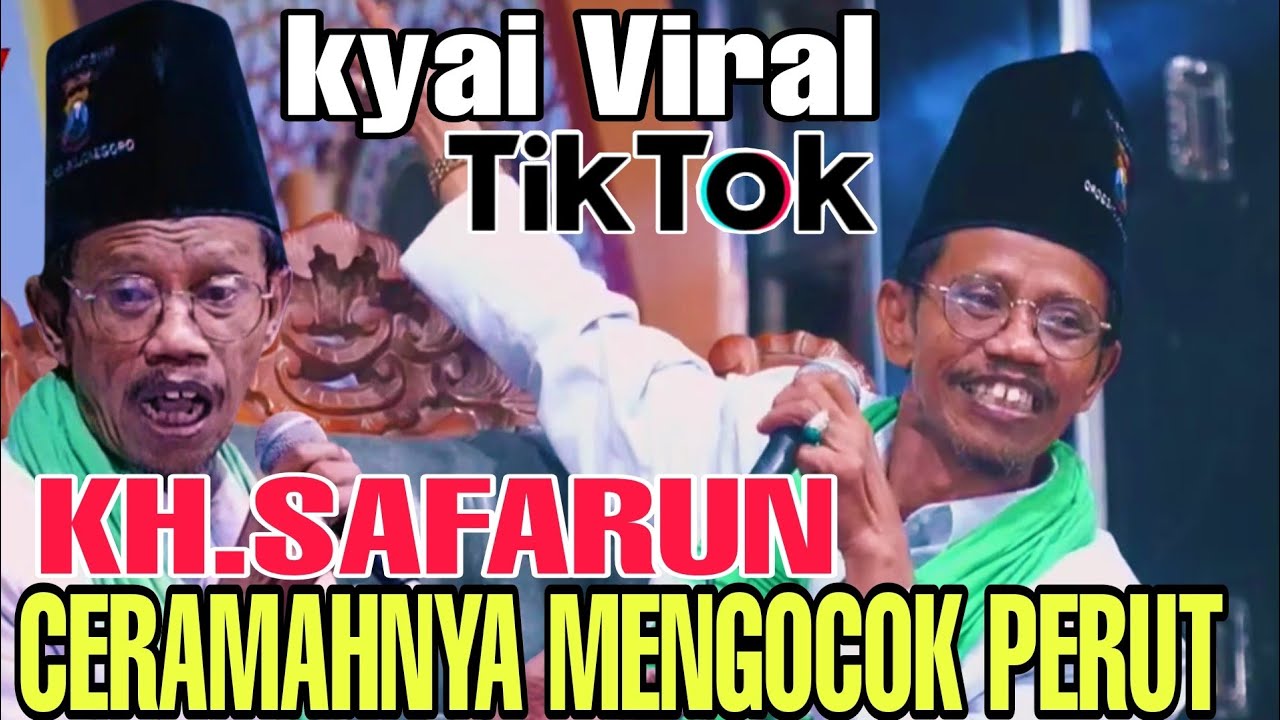 PENGAJIAN SUPER LUCU KH SAFARUN//CERAMAHNYA MENGOCOK PERUT,SEMUA GAK BERHENTI KETAWA