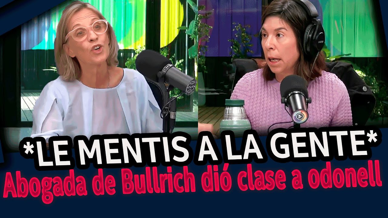 ABOGADA de BULLRICH llamó a Odonell y le dio clases en vivo