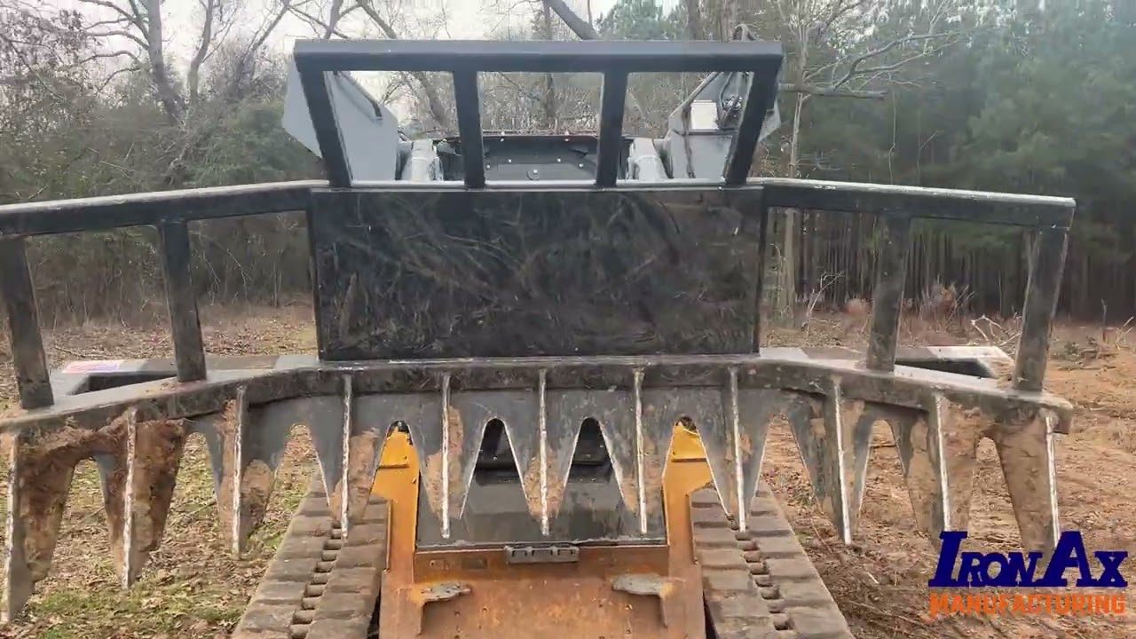 Iron Ax  -  Skid Steer Rake Video
