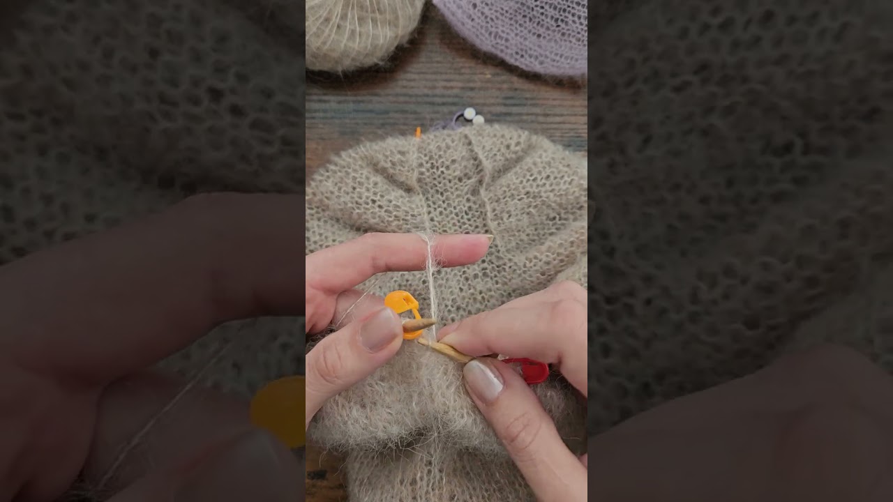 Saddle Shoulder Top - increases to sleeves - step 2