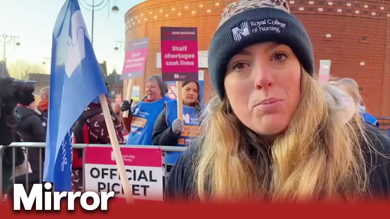 Nurse strikes: NHS heroes 'in tears' as thousands join historic walkout