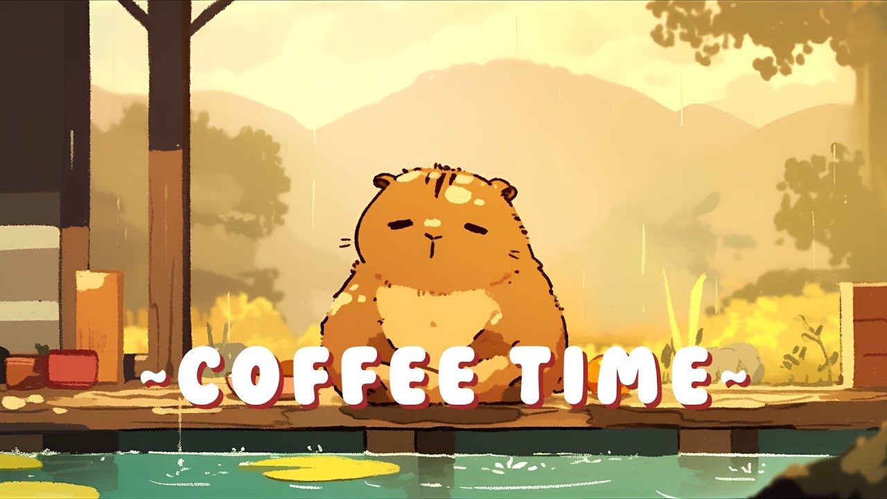 [Full Hour] Capybara Music Channel - Relaxing Music for Work/Study ~ Cozy Atmosphere ~ 🦫 🎵 🌙