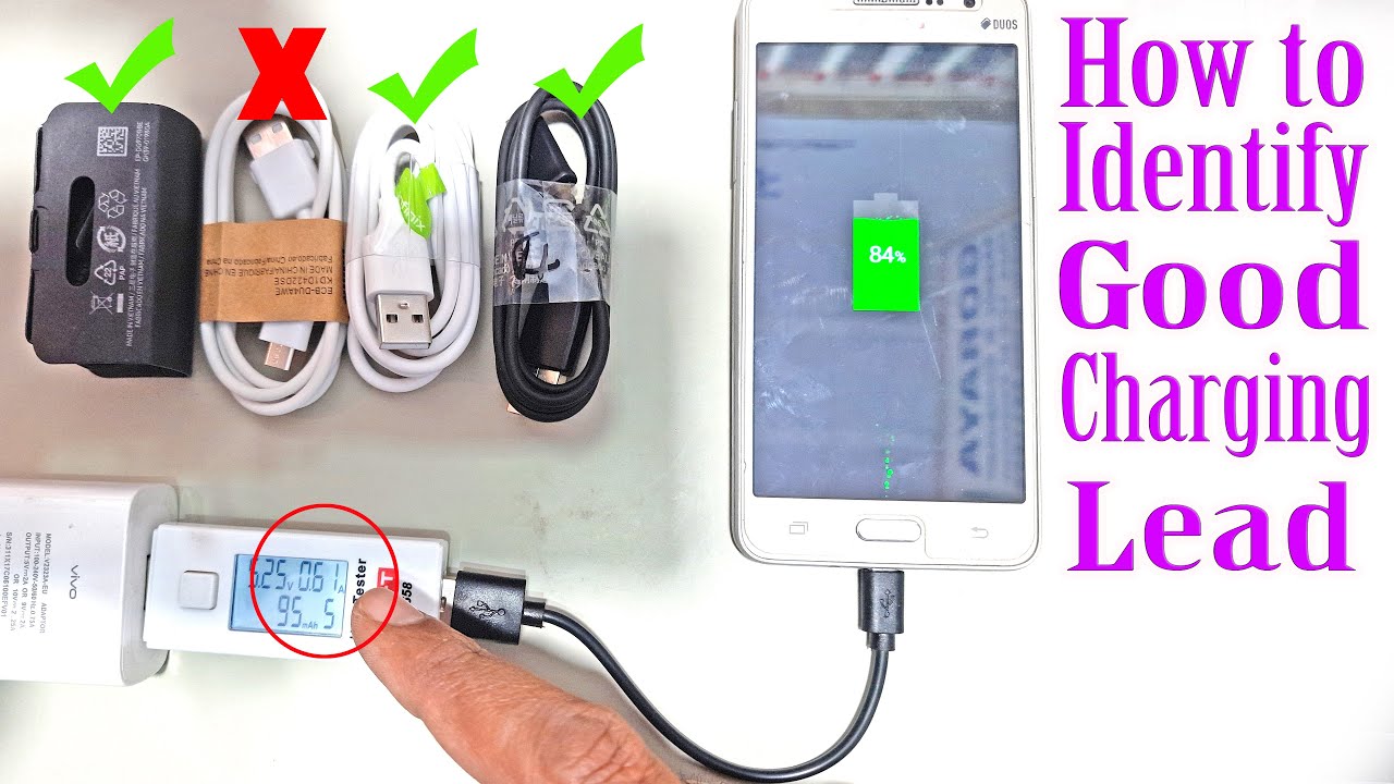 How to identify  good quality & fast micro USB charging lead cable | Technique to identify cable