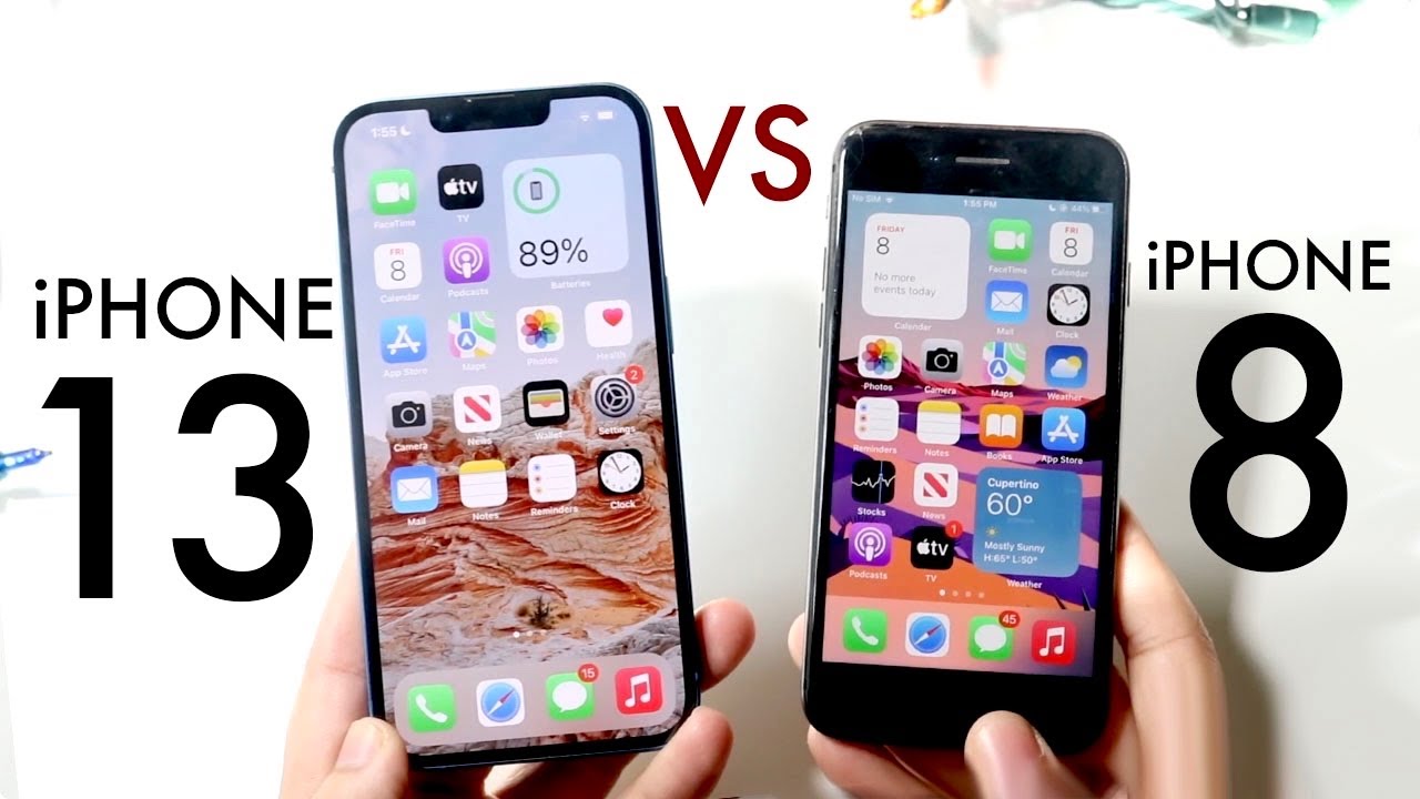 iPhone 13 против iPhone 8! (Сравнение) (Обзор)
