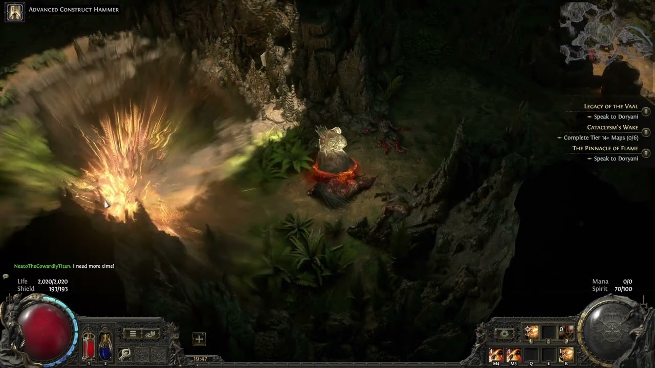 PoE2 | 99% reduced fuse duration cluster grenade