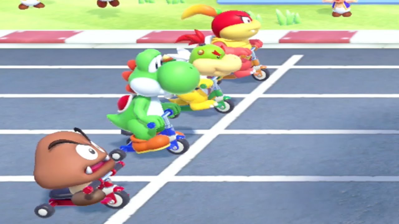 Super Mario Party - (Minigames) - Goomba vs Yoshi vs Pom Pom vs Bowser Jr.