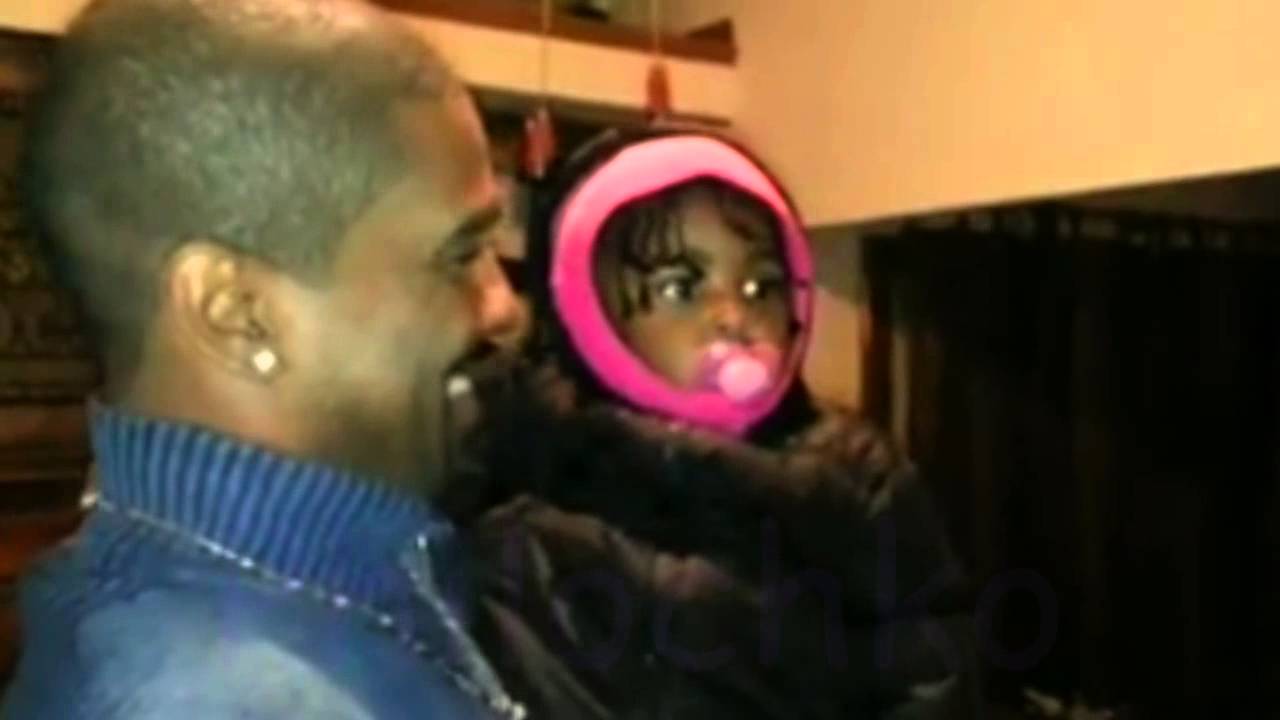 Cute baby sees Father's Twin - first time