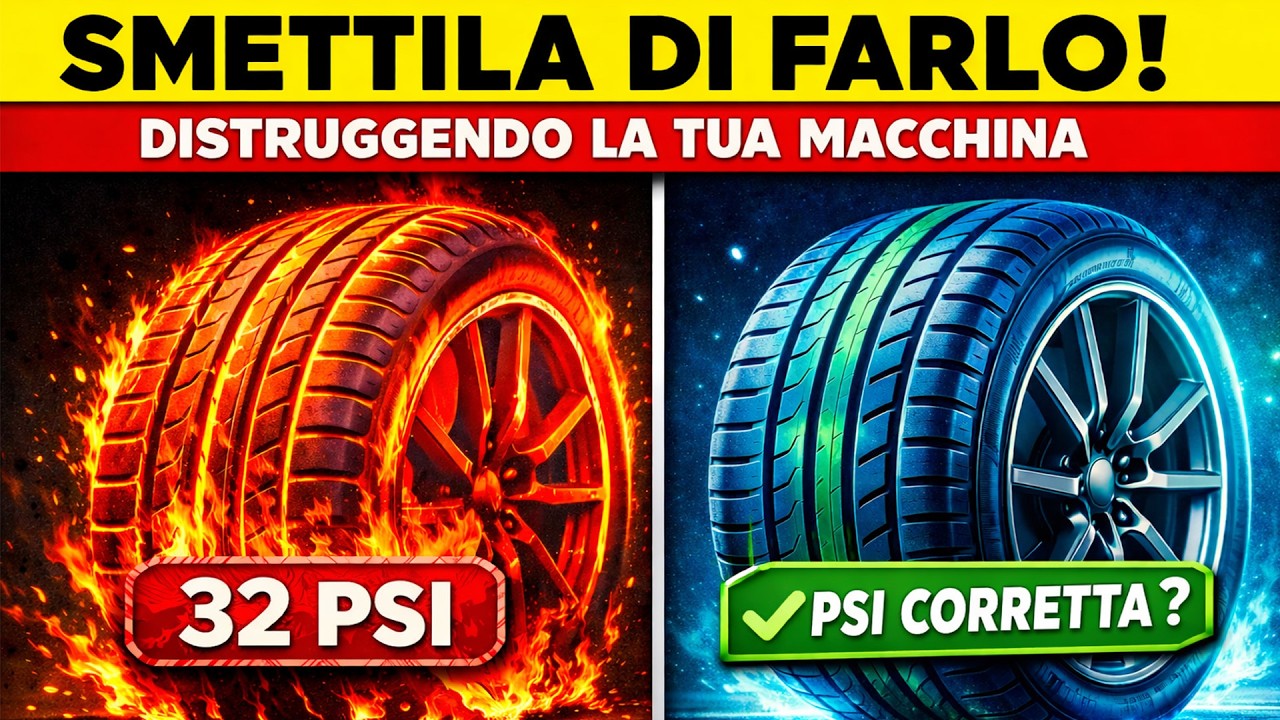 🚨 STOP 32 PSI! Stai Distruggendo le Tue Gomme (E Perdendo Soldi) 💸🚗