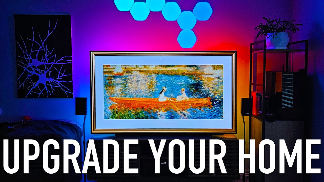 Best lightstrip EVER?! Nanoleaf Essentials Matter Smart Multicolor HD SETUP and REVIEW!