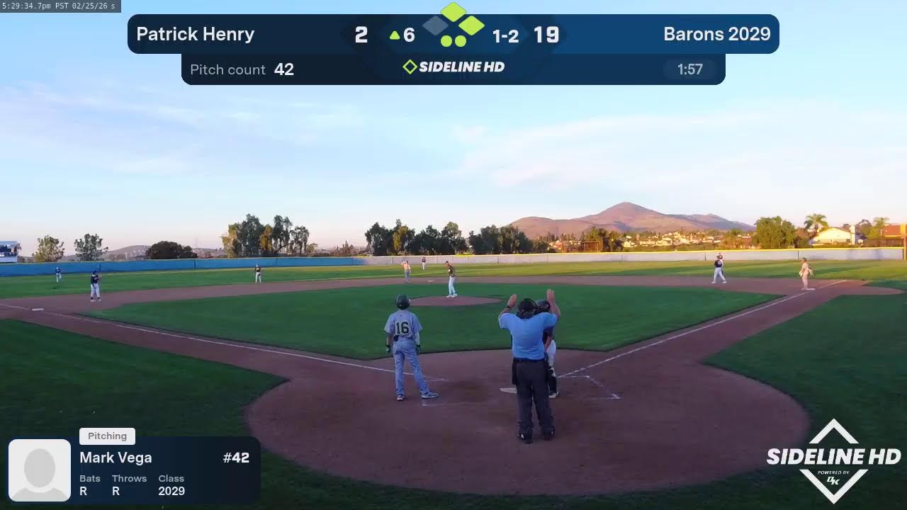Barons 2029 vs. Patrick Henry (2026.02.25)
