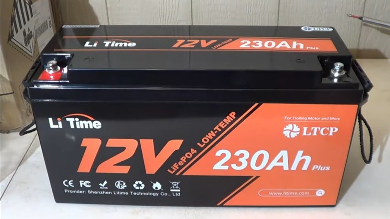 LiTime 12V 230Ah Plus Deep Cycle LiFePO4 Battery - With Low-Temp Protection (Part 1 of 2)