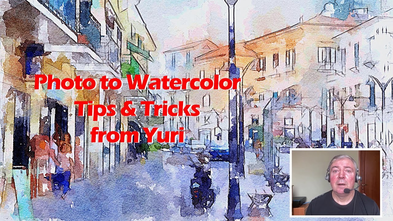 Watercolor from Photo - Tips & Tricks: IColorama + Waterloque Apps