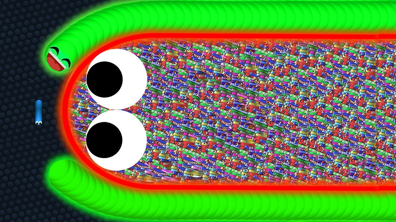 Slither.io Best Troll Snake vs Giant Snakes | Epic Slitherio Gameplay